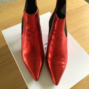 Anine Bing Red Boots